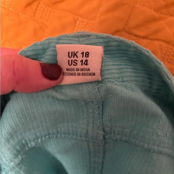 Teal Corduroy Skirt Lucy & Yak - Picture 4 of 4